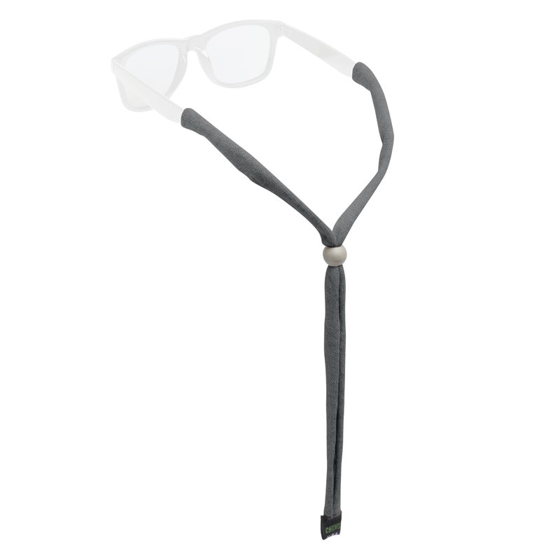 Chums Upcycled Cotton Glasses Retainer EcoFriendly Adjustable Sunglasses Eyewear Holder Strap Anthracite Heather