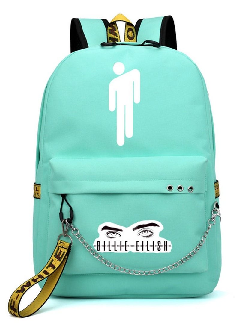 general Billie Eilish Backpack with USB Charging Port