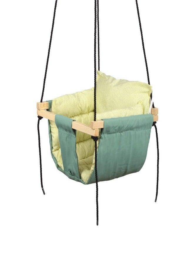 BOFFLE أرجوحة بوفل للأطفال | أرجوحة للأطفال | أرجوحة للرضع | أرجوحة معلقة للأطفال للاستخدام الداخلي والخارجي | أرجوحة حديقة للأطفال مع وسادتين (من سنة إلى 3 سنوات) (حتى 20 كجم) - Image 2