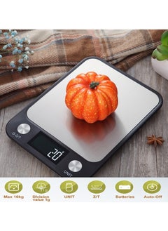 Digital LCD Kitchen Food Scale 10kg Black 22.5X16.5X1.9centimeter - pzsku/Z8E40527B1AD4CB048CC5Z/45/_/1738862651/1ca0def8-a871-4c01-8c29-925c0caee936