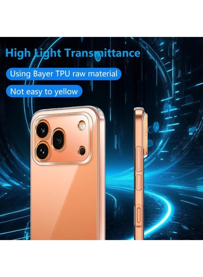 Case for Honor 600 Pro Clear Case Soft Flexible Silicone TPU Shockproof Transparent Rubber Back Cover Compatible for Honor 600 Pro - Image 3