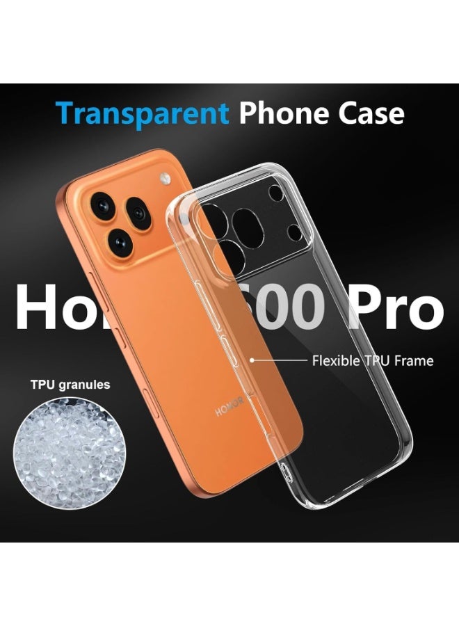 Case for Honor 600 Pro Clear Case Soft Flexible Silicone TPU Shockproof Transparent Rubber Back Cover Compatible for Honor 600 Pro - Image 2