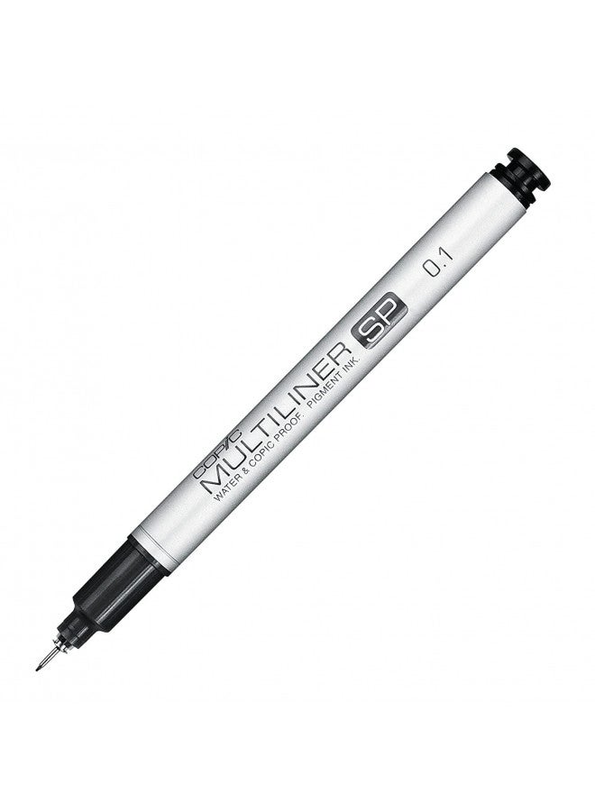 COPIC قلم ماركر كوبرك متعدد الخطوط SP حبر أسود، رأس 0.1 - Image 1