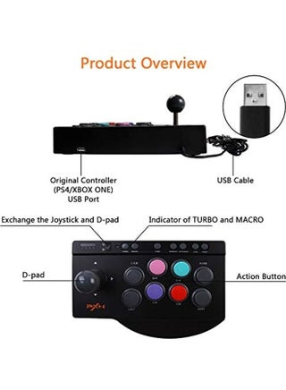 Arcade Game Fighting Wired Joystick With USB Port For PS3/PS4/Xbox One/Nintendo Switch/PC - view 3