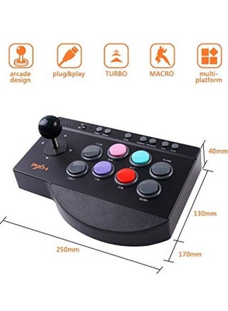 Arcade Game Fighting Wired Joystick With USB Port For PS3/PS4/Xbox One/Nintendo Switch/PC - view 4