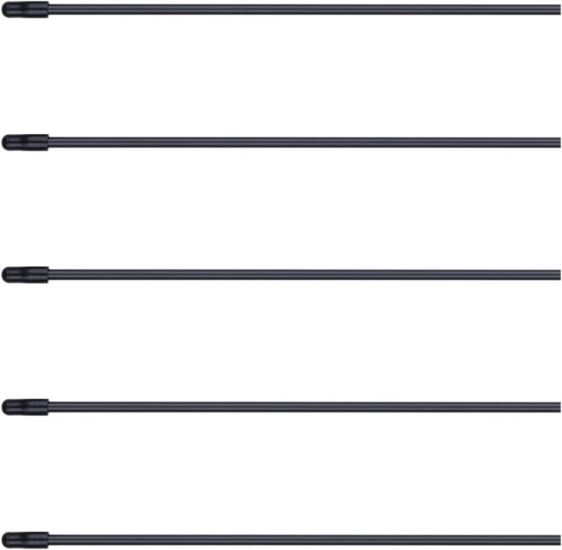 Hobbypark 5PCS Plastic Antenna Tube with Cap Black for RC Remote Control Vehicles and Boats - Image 4