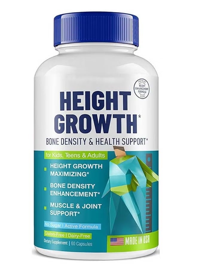 BIYODE Height Growth Maximizer - Reach Natural Height - Made in USA - Height Pills Bone Growth - Grow Taller Supplement for Adults & Kids - Height Increase Pills -Maximum Height Growth Formula to Get Taller - Image 1