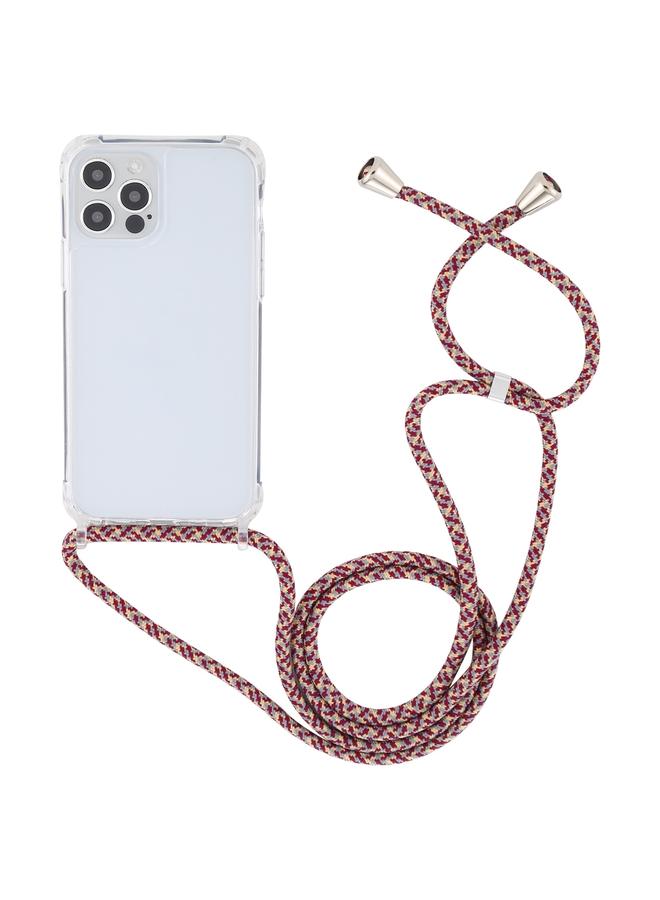 S-TOP Case For iPhone 15 Plus Transparent Acrylic Airbag Shockproof Phone Protective Case with Lanyard - Image 2