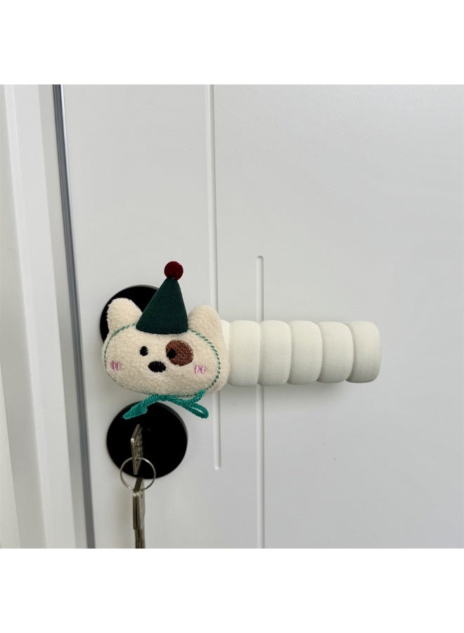 2pcs Cute Cartoon Door Handle Protective Cover, Anti-Collision And Anti-Scald Bedroom Door Handle Decoration, Protect Hands From Burns And Chills (Left And Right Hands One Each) - Image 2
