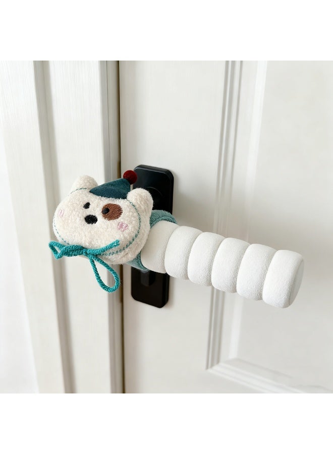 2pcs Cute Cartoon Door Handle Protective Cover, Anti-Collision And Anti-Scald Bedroom Door Handle Decoration, Protect Hands From Burns And Chills (Left And Right Hands One Each) - Image 5