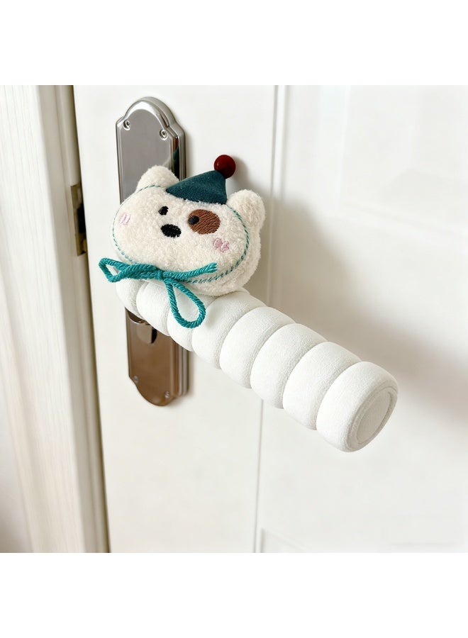 2pcs Cute Cartoon Door Handle Protective Cover, Anti-Collision And Anti-Scald Bedroom Door Handle Decoration, Protect Hands From Burns And Chills (Left And Right Hands One Each) - Image 4