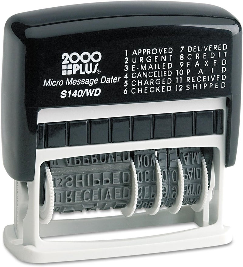 2000 بلس Cosco آلة تاريخ ذاتية التعبئة بحجم خط 1، لكتابة رسائل مصغرة (011090) - Image 1