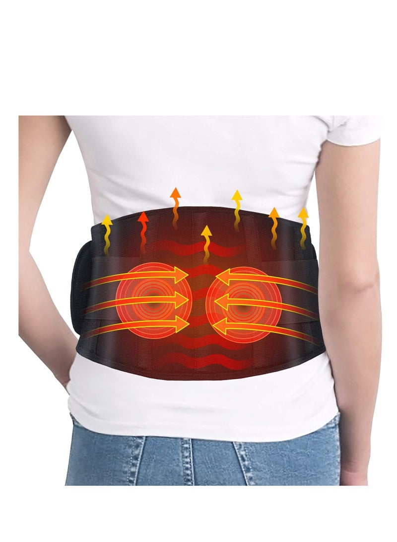 BAIG Waist Heating Pad bag Electric Heating Waist Massage Belt for Lower Back and Abdominal Pain Lower Back Hot Pain Relief - Image 3
