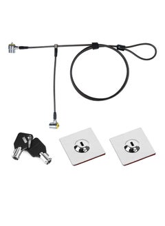 Y&D Laptop Cable Lock - Anti-Theft Hardware Security for Laptops, iMac, Tablets, and More Strong Pivoting Head Includes Anchor Plate 2 Keys Ideal Smartphone, Electronics  - Image 2