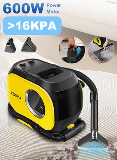 Xoopla Carpet Cleaner,Multi-Purpose Portable Lightweight Cleaner,Versatile Professional Deep Careprt Cleaning for Car Seats/Home Sofa/Kitchen/Outdoor,Spotless Canister Vacuums Removes Spots Spills Freshly Formed Dirt and More,Handheld Upholstery Penetrative Spray Vacuum Machine with Dual Tank 600W >16000Pa Suction IPX4  - Image 1