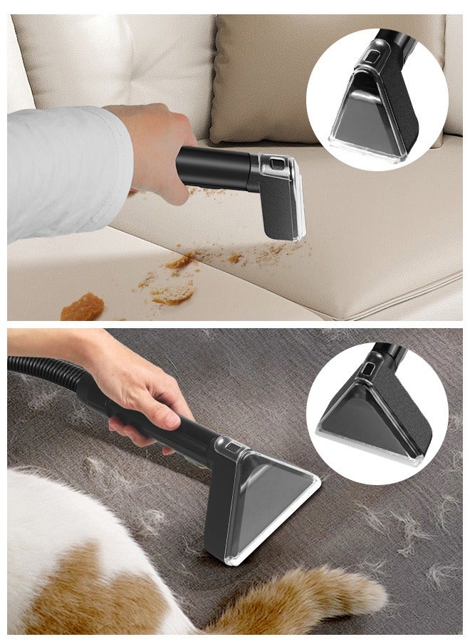 Portable Spot Stain Cleaner Pro With 600W Motor Power/>16000Pa Powerful Suction/UK Plug/Dual Tank Clean and Dirty/Suitable for Kitchen,Sofa,Rug,Mattress,Pet Stains and Curtain/Suction/Spray/Scrub/Upholstery and Carpet Cleaner/Multi-Surface Lightweight Handheld Deep Cleaning Machine - IPX4