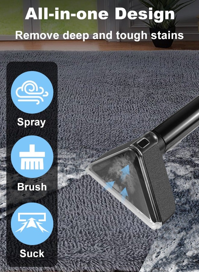 Portable Spot Stain Cleaner Pro With 600W Motor Power/>16000Pa Powerful Suction/UK Plug/Dual Tank Clean and Dirty/Suitable for Kitchen,Sofa,Rug,Mattress,Pet Stains and Curtain/Suction/Spray/Scrub/Upholstery and Carpet Cleaner/Multi-Surface Lightweight Handheld Deep Cleaning Machine - IPX4