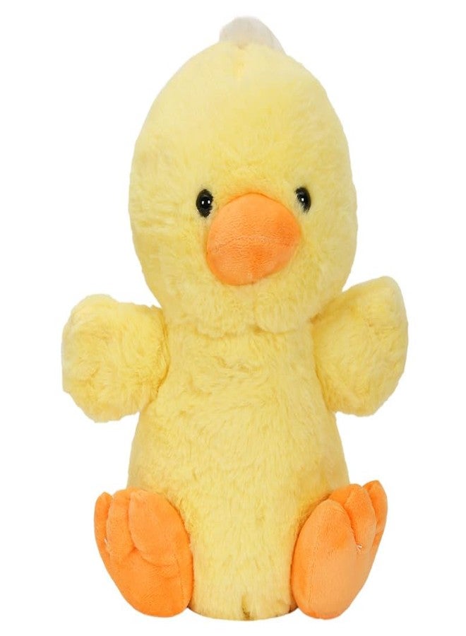 STRIDERS لعبة بطة سترايدرز القطيفة الناعمة، جالسة، 11 بوصة | حيوان محشو لطيف للأطفال | بطة صفراء قابلة للعناق | لعبة قطيفة رائعة للبنات والأولاد | لعبة ناعمة ممتعة - Image 1