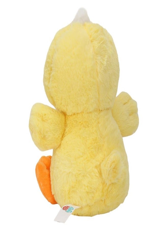 STRIDERS لعبة بطة سترايدرز القطيفة الناعمة، جالسة، 11 بوصة | حيوان محشو لطيف للأطفال | بطة صفراء قابلة للعناق | لعبة قطيفة رائعة للبنات والأولاد | لعبة ناعمة ممتعة - Image 4