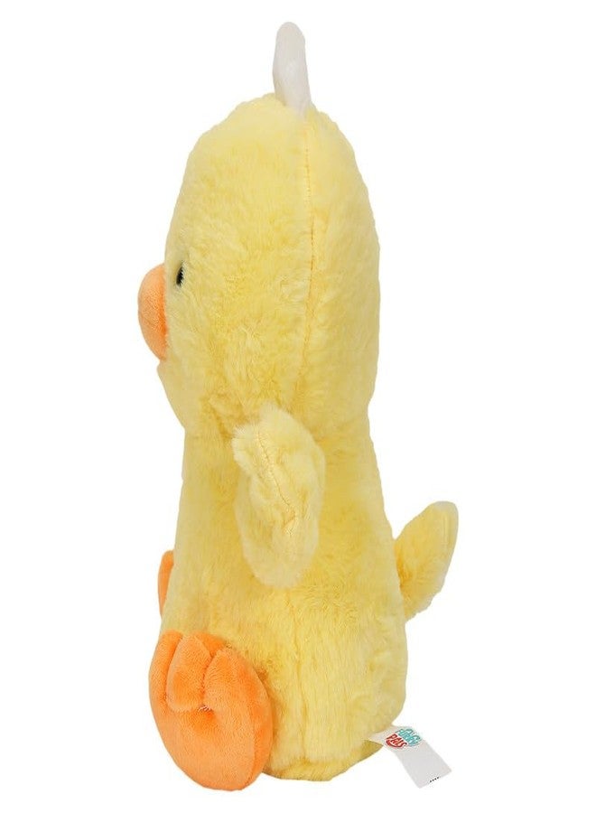 STRIDERS لعبة بطة سترايدرز القطيفة الناعمة، جالسة، 11 بوصة | حيوان محشو لطيف للأطفال | بطة صفراء قابلة للعناق | لعبة قطيفة رائعة للبنات والأولاد | لعبة ناعمة ممتعة - Image 3