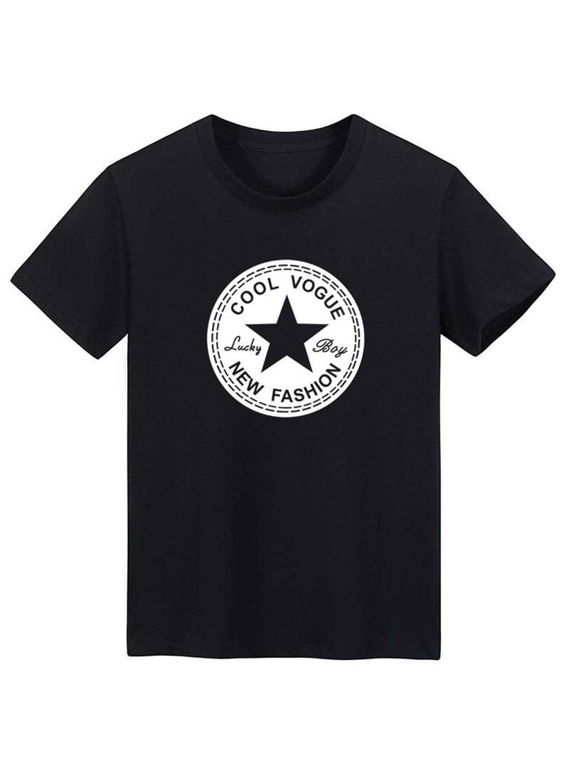 New Men's Short Sleeve Summer Men's Short T-Shirt Printed Short Sleeve  - Image 1