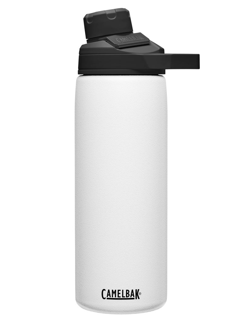 CamelBak Chute Mag 20oz Vacuum Insulated Stainless Steel Water Bottle, White - Image 1
