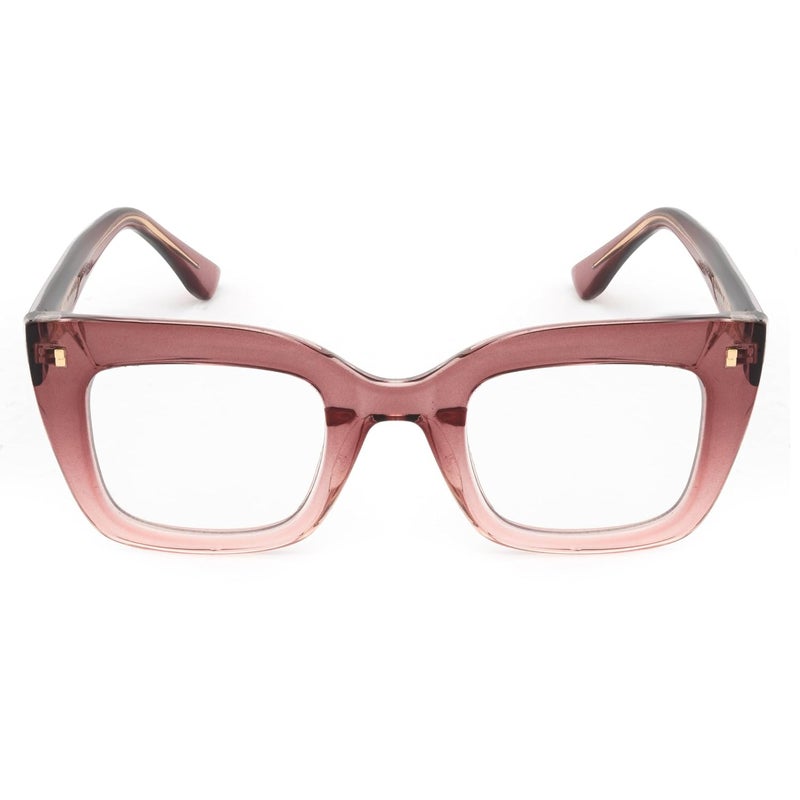 PERKEY Store PERKEY Bold Collection | Blu Cut & Antiglare Computer Eyeglasses | Full Rim Square Shape | For Women | Small | OPTL0016 - Image 2