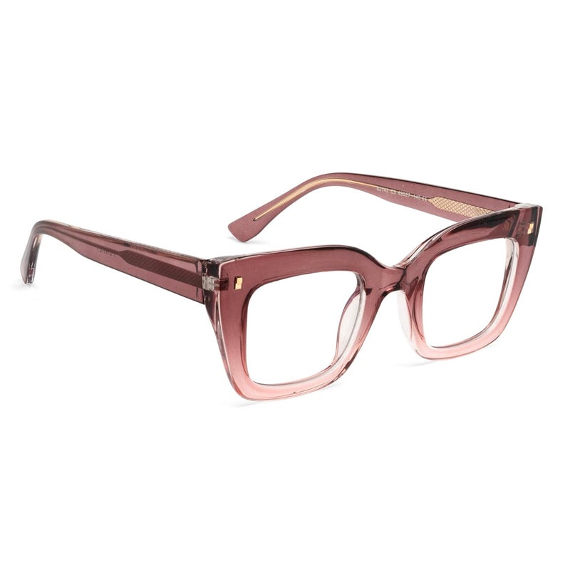 PERKEY Store PERKEY Bold Collection | Blu Cut & Antiglare Computer Eyeglasses | Full Rim Square Shape | For Women | Small | OPTL0016 - Image 1