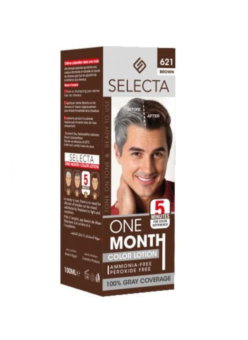 Selecta brown 621 color lotion, 100 ml