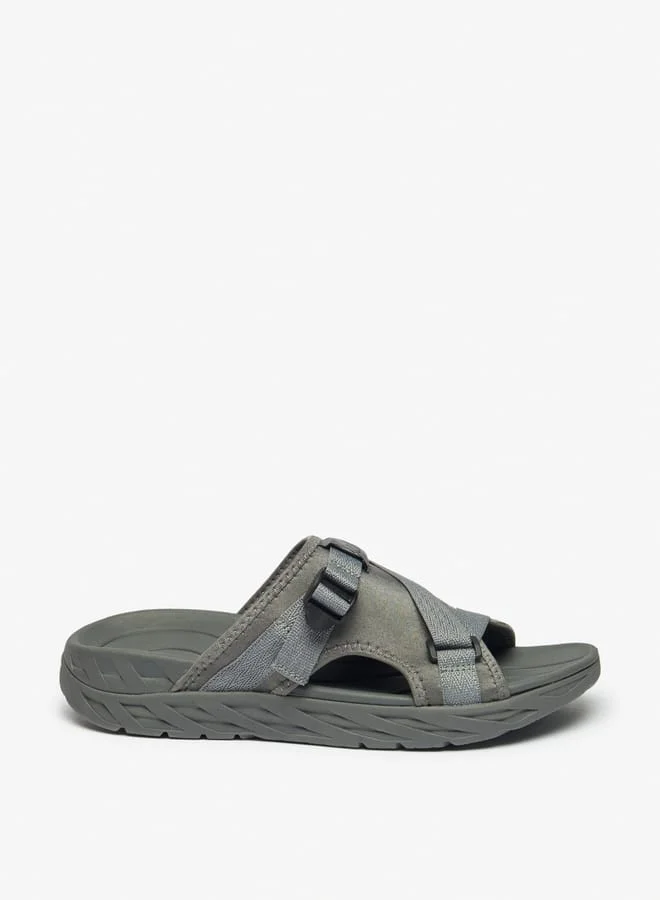 Kappa Mens Solid Slip-On Sports Sandals With Cushioning