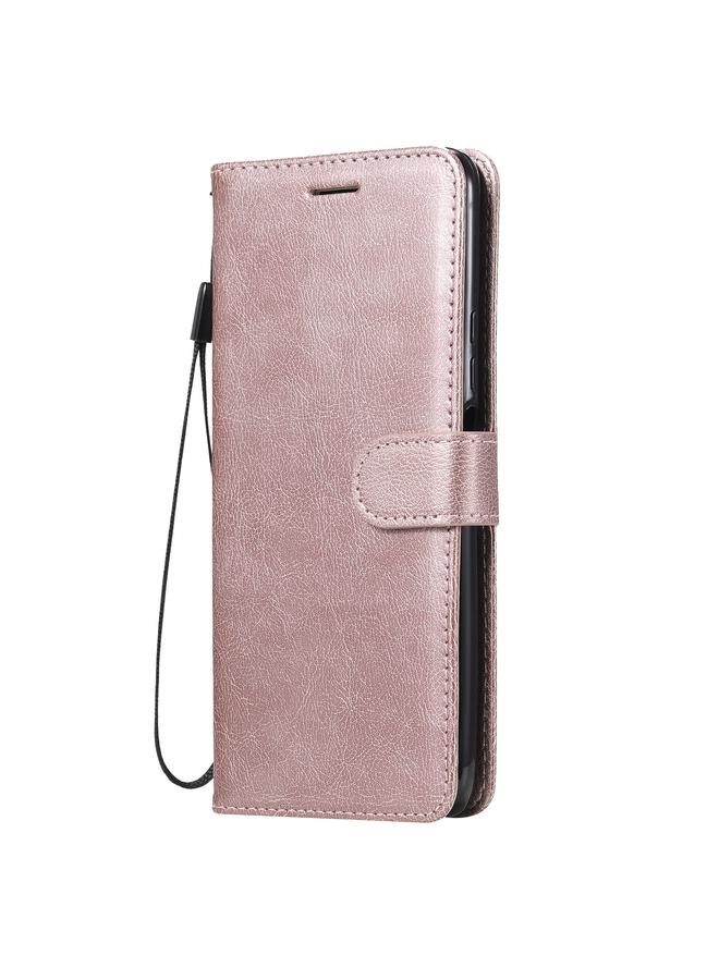 اس-توب جراب لهاتف Huawei Enjoy 20 Plus 5G، جراب جلدي واقي قابل للطي أفقيًا بلون سادة مع حامل وفتحات للبطاقات ومحفظة وإطار صورة وحبل تعليق - Image 2