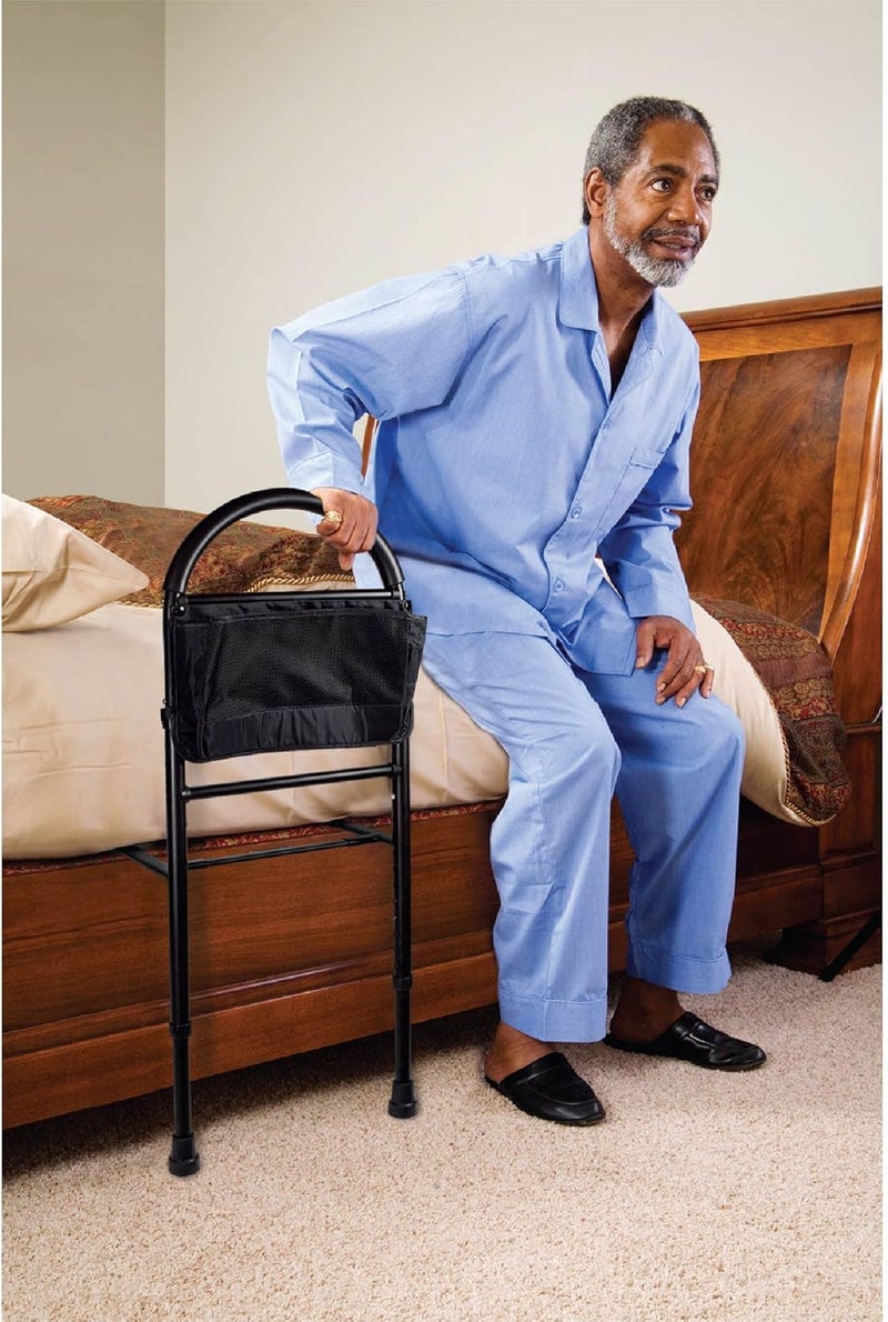 Carex Adult Bed Rails for Elderly Assistance Bed Hand Rails Bed Safety Rails for Seniors Adjustable to Fit Twin Full Queen and King Size Beds - Image 4