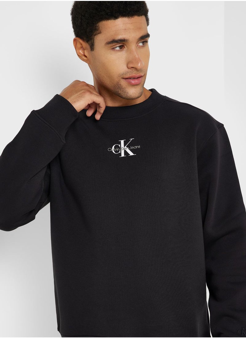 Calvin Klein Jeans - Logo Crew Neck Sweatshirt - Image 1