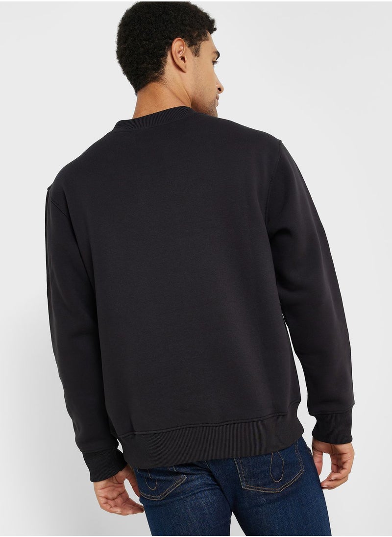 Calvin Klein Jeans - Logo Crew Neck Sweatshirt - Image 1