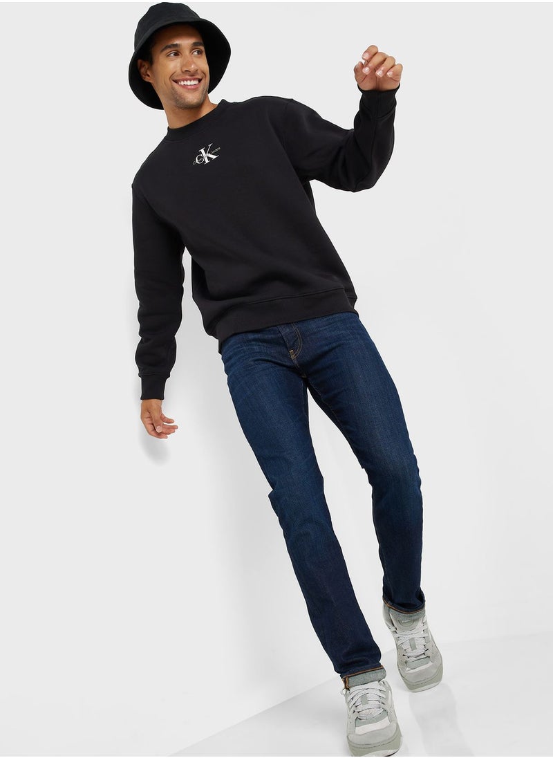 Calvin Klein Jeans - Logo Crew Neck Sweatshirt - Image 1