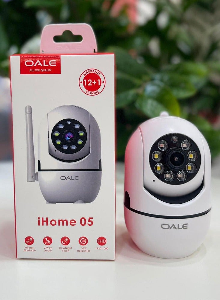 OALE OALE iHome 05 WiFi Security Camera 1920*1080 FHD 355° Angle Night Vision Motion Detection Voice Call  - Image 2