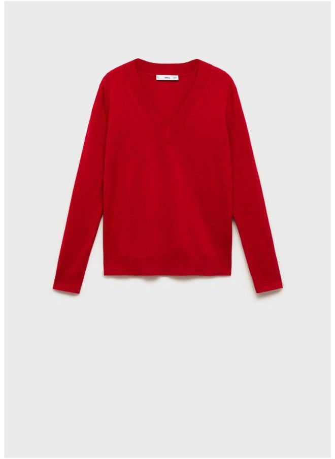 MANGO Essential  V-Neck Knit Sweater  - Image 4
