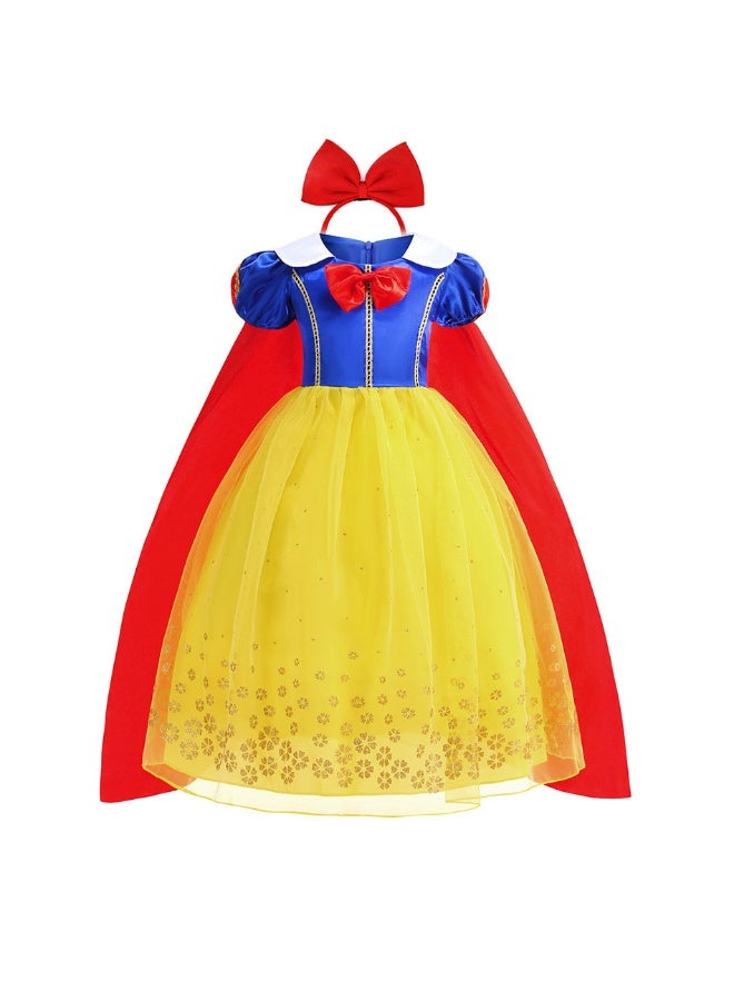 NIBEMINENT Snow White luxury heavy industry puffy dress Halloween lace children's dress - Image 1