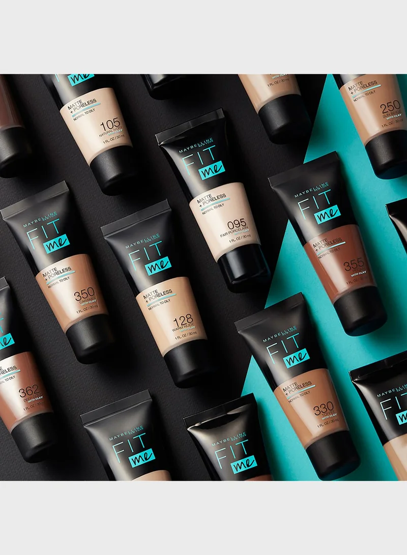 MAYBELLINE NEW YORK Fit Me Matte & Poreless Foundation - 115 Ivory