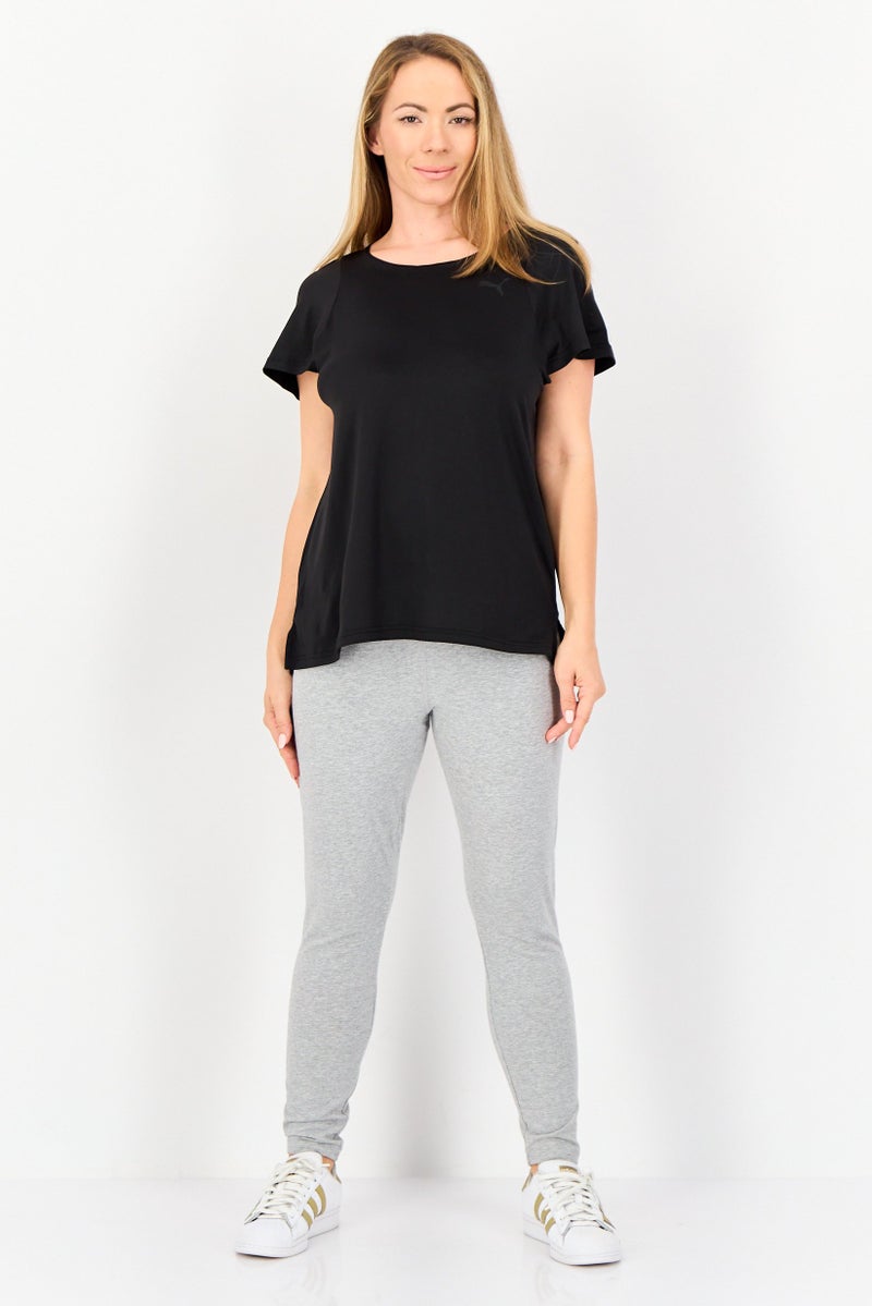 PUMA Women Relaxed Fit Short Sleeve Training T-Shirt, Black - Image 4