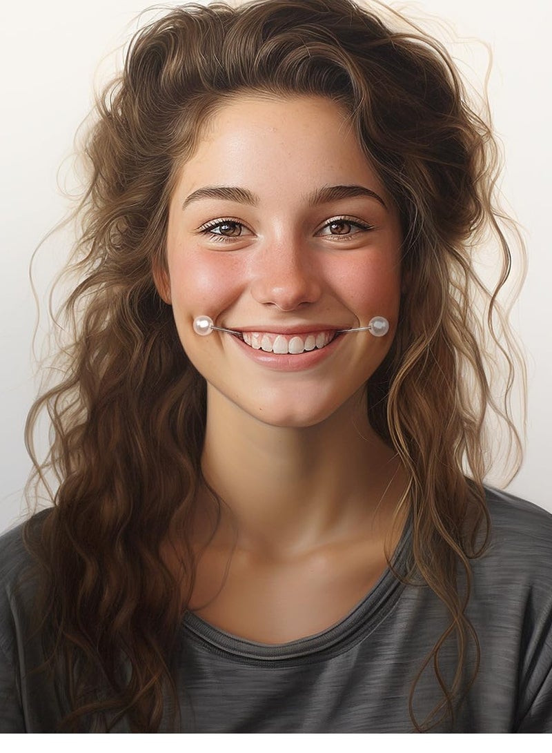 RTYY 2Pcs Dimple Maker, Smile Exerciser Facial Dimple Trainer, Easy to Wear And Develop Natural Dimples for Beautiful Smile - Image 2