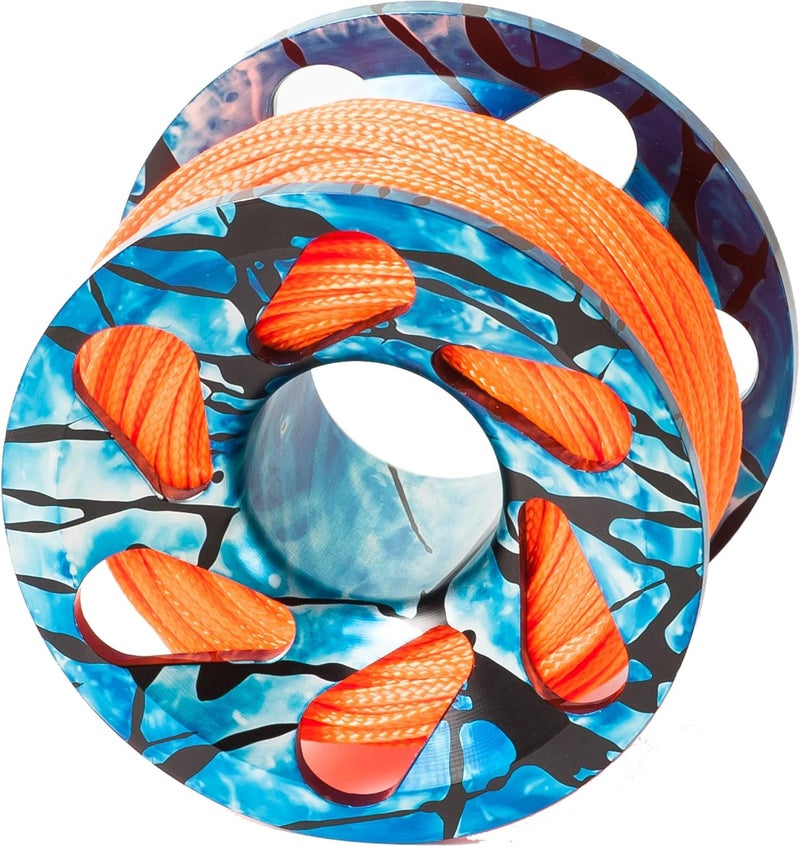 Gear Up Guide Superlight Aluminum Dive Reel 100 Feet of Scuba Line Mussel that Perfectly Complements the Environment, Seadragon - Image 2
