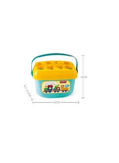 Generic Scrap Babies First Blocks Shape, Color and Letter Sorting Blocks ABCD My First Shapes Plastic  - Image 1