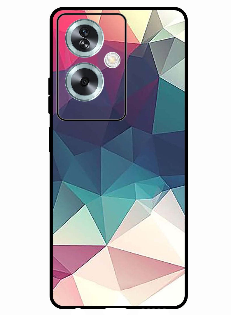 Theodor Protective Case Anti Scratch Shock Proof Bumper Cover For Oppo A79 5G Shapes (2) - Image 1