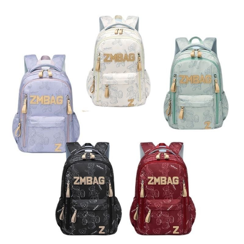 Sesame Baby Fashion Graffiti Backpack for School Students - Image 5