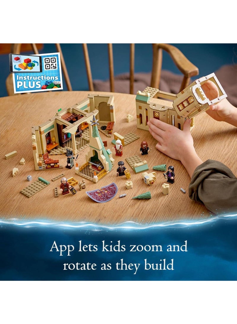 Y&D Harry Potter Hogwarts  Dumbledore’s Office Castle Toy  Set with Sorting Hat, Sword of Gryffindor and 6 Minifigures for Kids - Image 5