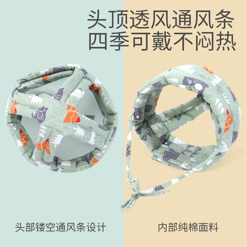 Baby Head Pillow, Anti-Fall Artifact, Head Protection Pad, Summer Anti-Collision Head Learning To Walk, Baby All-Season Toddler Hat - Image 4