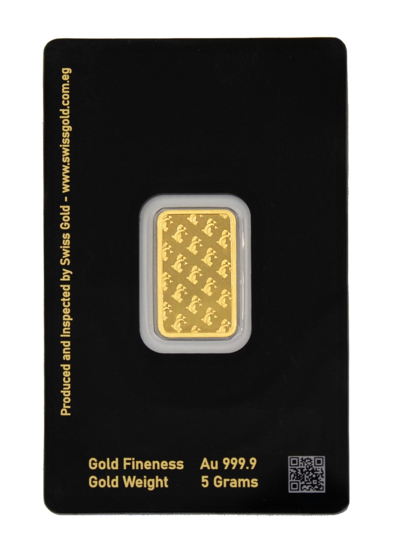 Swiss gold - 999.9 SwissGold Minted Bar 24KT - 5 grams - Image 1