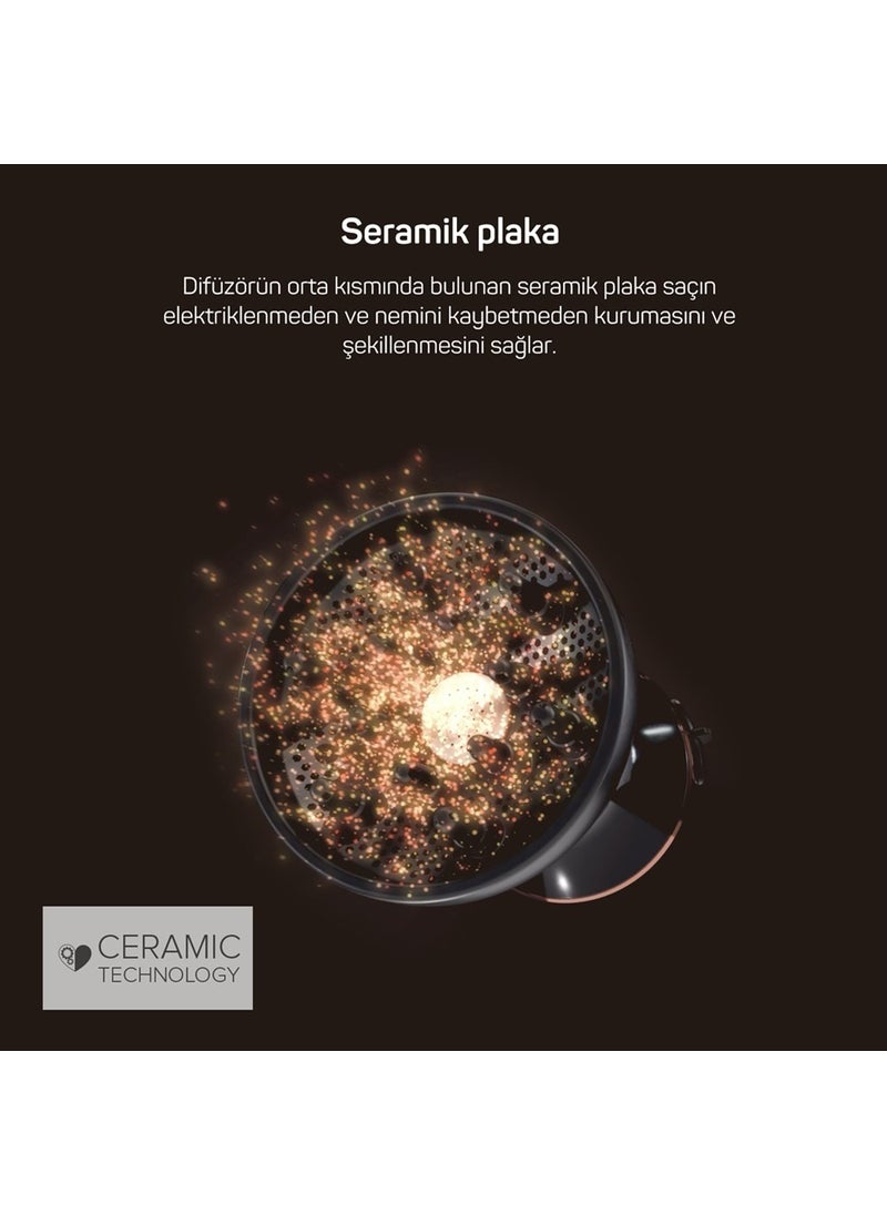 Arzum مجفف شعر سيراميك بيلسيمَا AR5086 - أسود  - Image 3