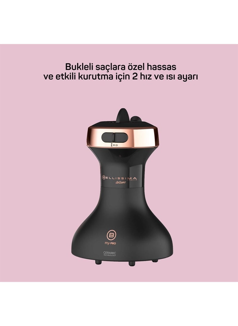 Arzum مجفف شعر سيراميك بيلسيمَا AR5086 - أسود  - Image 4